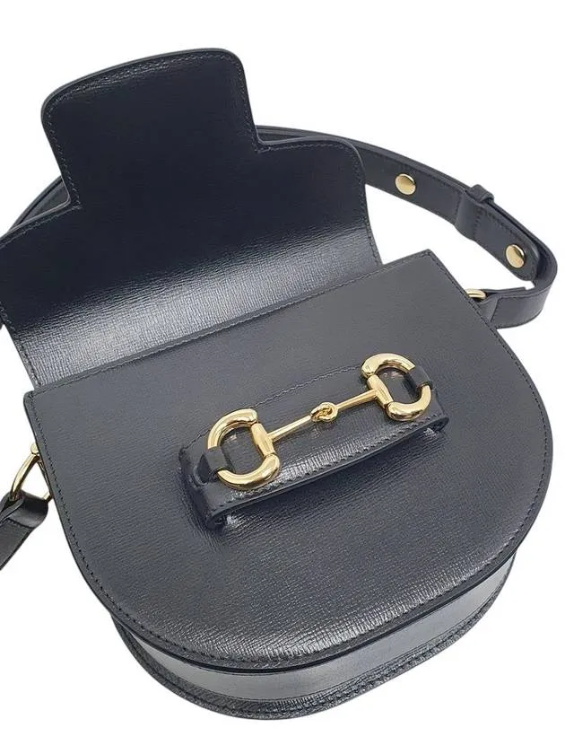 760191 Horsebit 1955 round mini shoulder bag