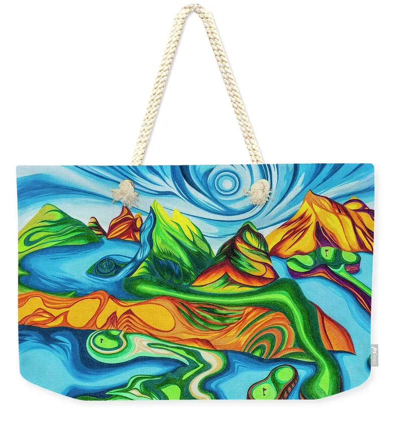 Abstract Golf Holes - Weekender Tote Bag