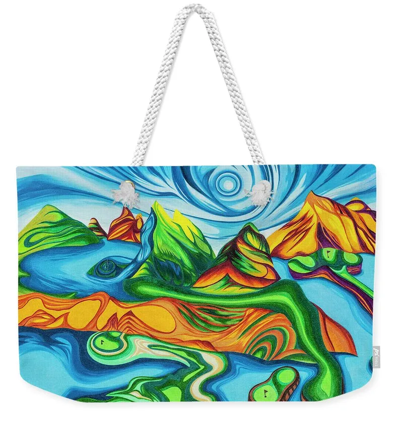 Abstract Golf Holes - Weekender Tote Bag