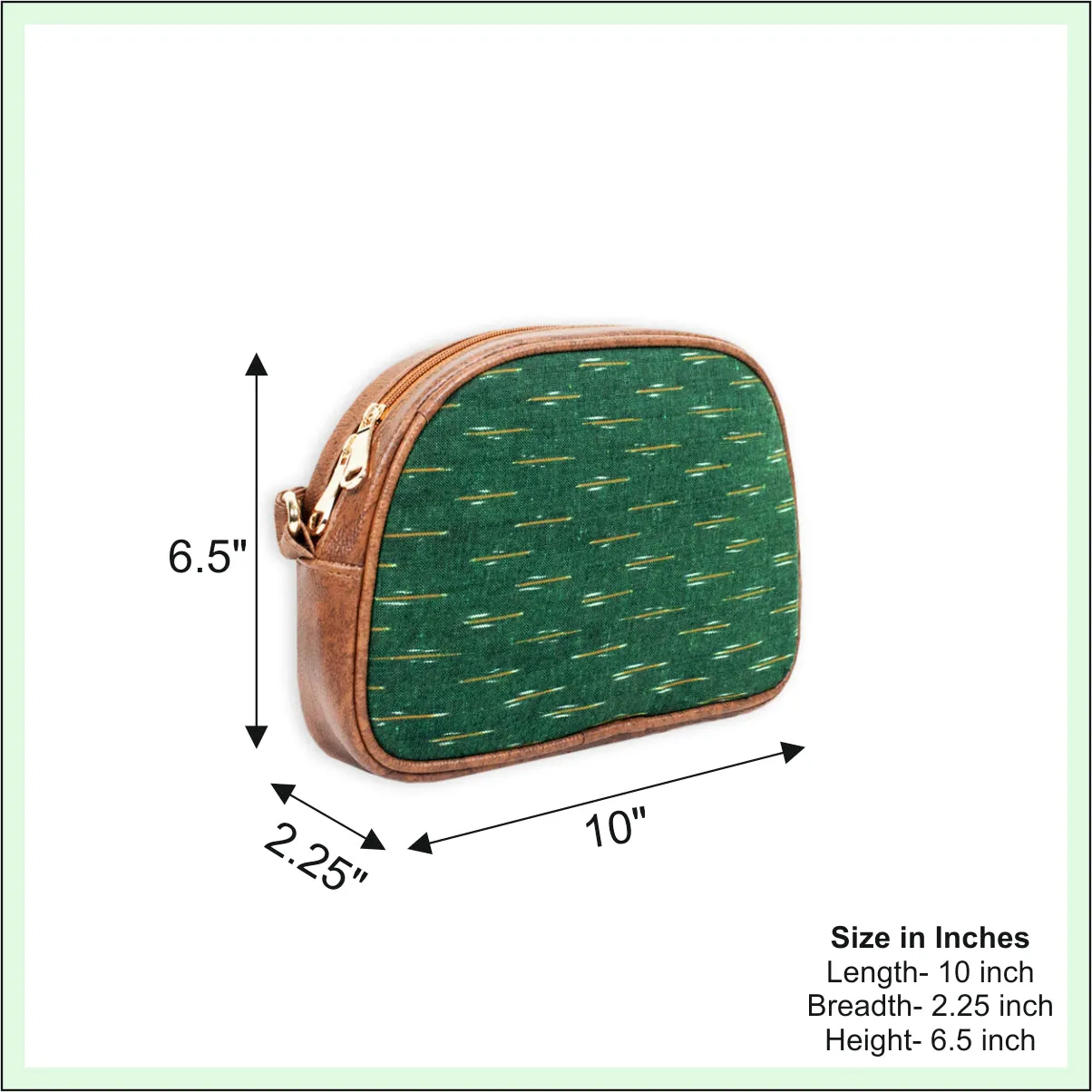 Baagh Ikkat Sling and Pouch Combo