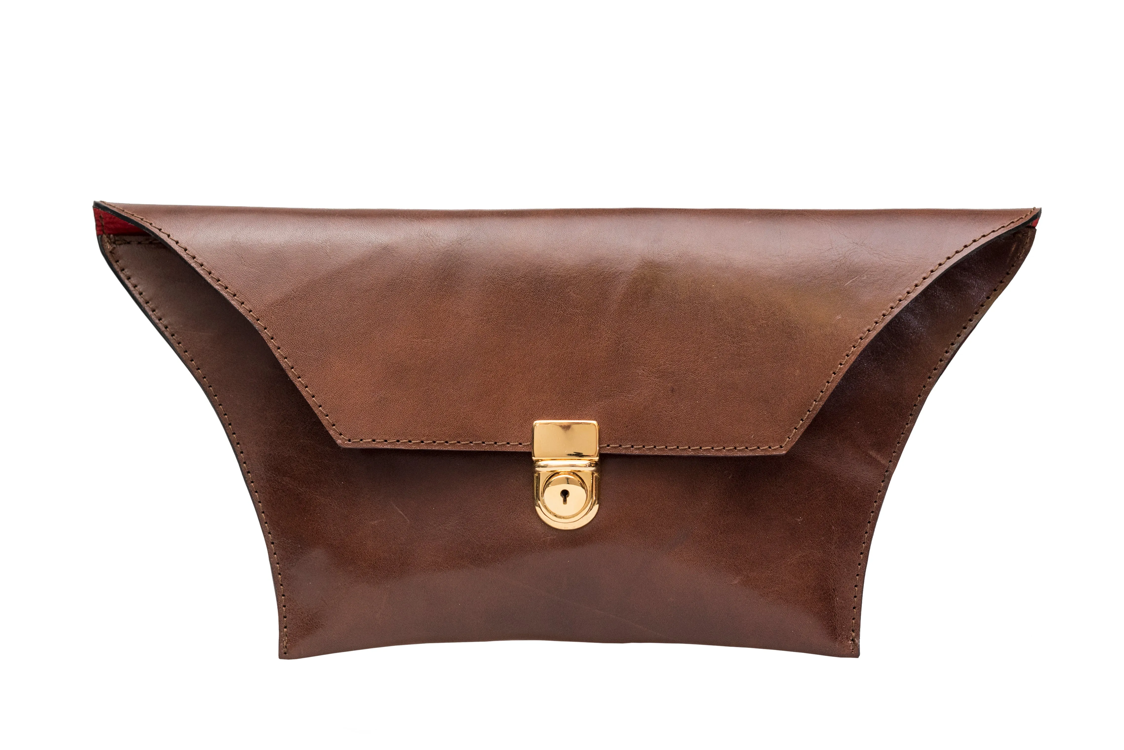 Clutch / Evening Bag/ small brown clutch