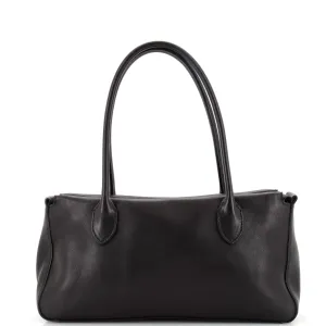 E/W Top Handle Bag Leather