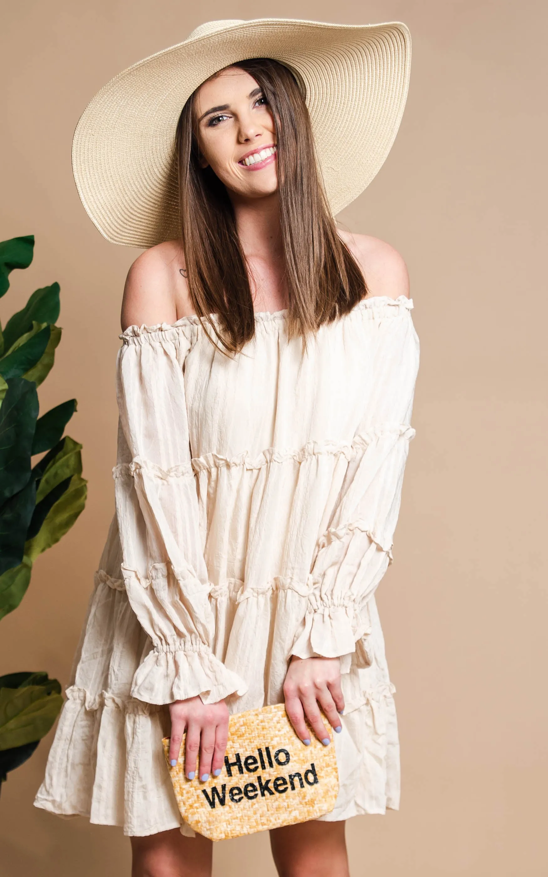 Hello Weekend Clutch with Tassels - Final Sale**