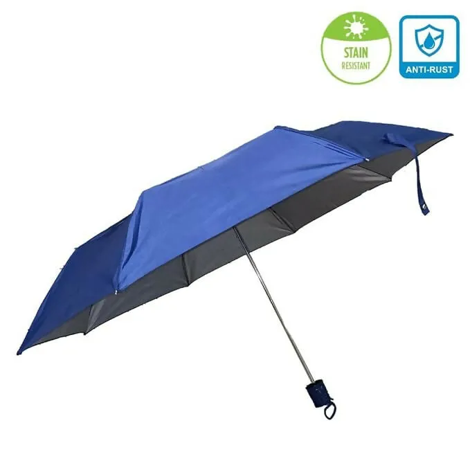 High-Quality 3-Fold Super Mini Umbrella (Blue)