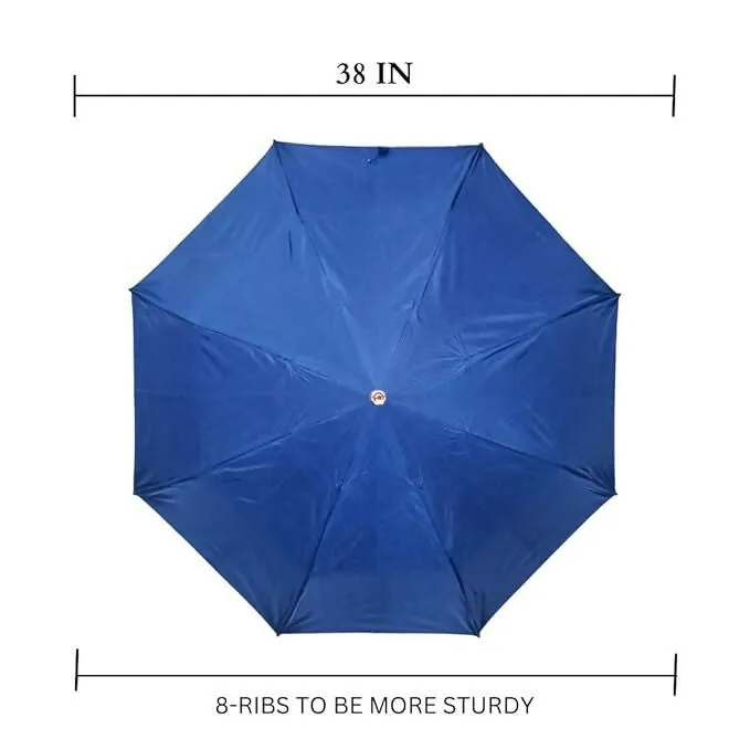 High-Quality 3-Fold Super Mini Umbrella (Blue)