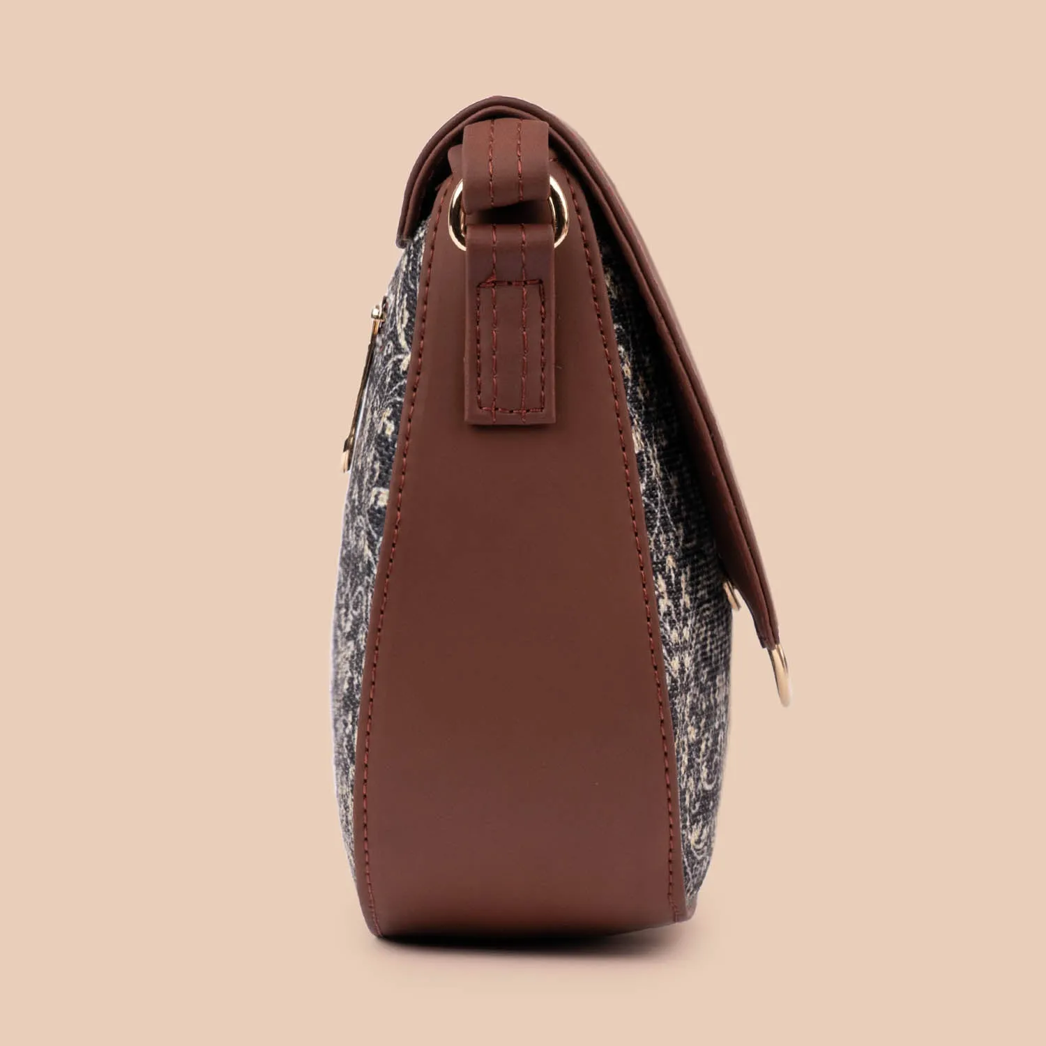 Lattice Lace Classic Sling Bag
