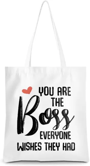 Leadership Boss Lady Chaos Coordinator Librarian Dance Teacher Supervisor Appreciation Gifts Tote Bag Reusable Grocery Bags