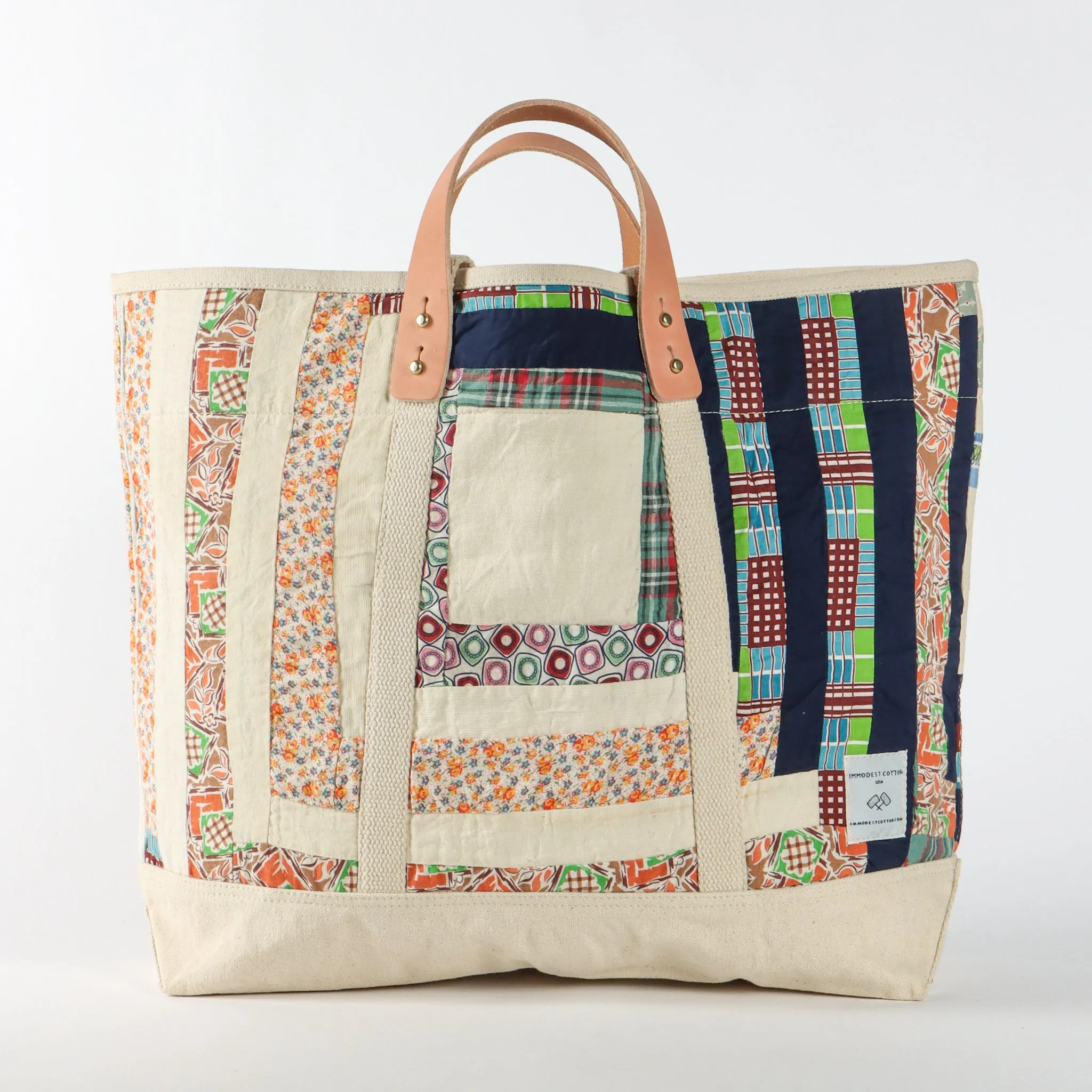 Log Cabin Quilt | Large Totes