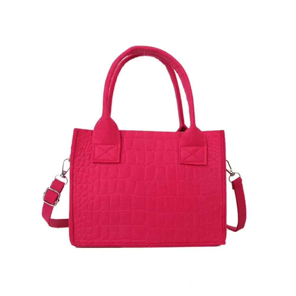 New Pu Leather Women's Crossbody Bag with Red Strap Style