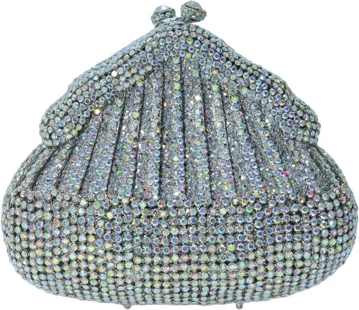 Novelty Crystal Clutch Coin Wallet Women Rhinestone Purse Sparkling Evening Bags for Wedding Party Prom Handbag