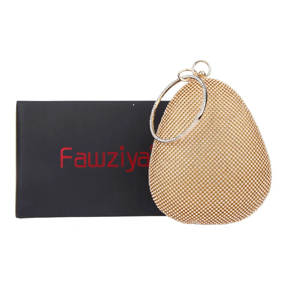 Oval Shape Evening Clutches For Wedding And Party Clutch