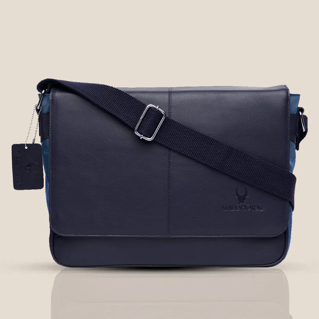 OXFORD Leather Messenger Bag for Men