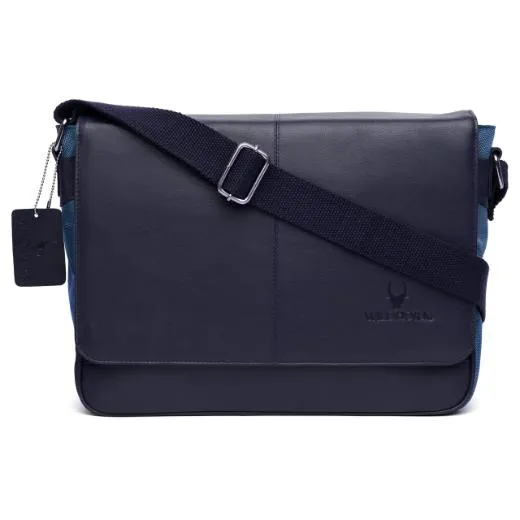OXFORD Leather Messenger Bag for Men