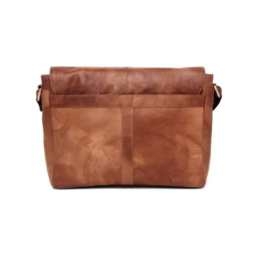 OXFORD Leather Messenger Bag for Men