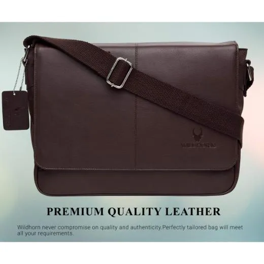 OXFORD Leather Messenger Bag for Men
