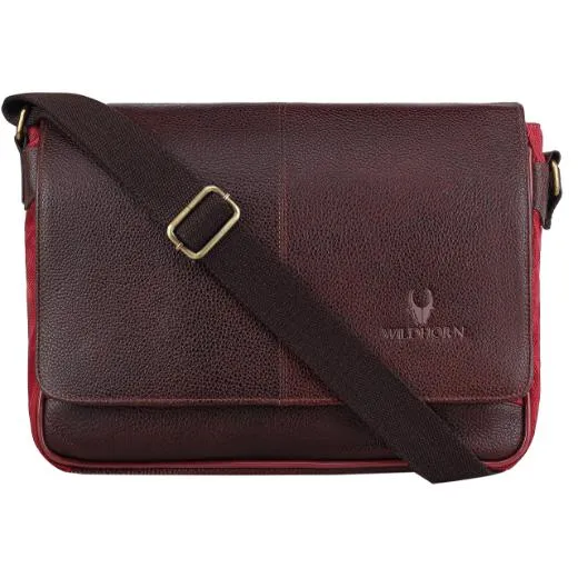 OXFORD Leather Messenger Bag for Men