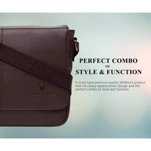 OXFORD Leather Messenger Bag for Men