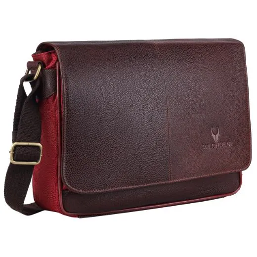 OXFORD Leather Messenger Bag for Men