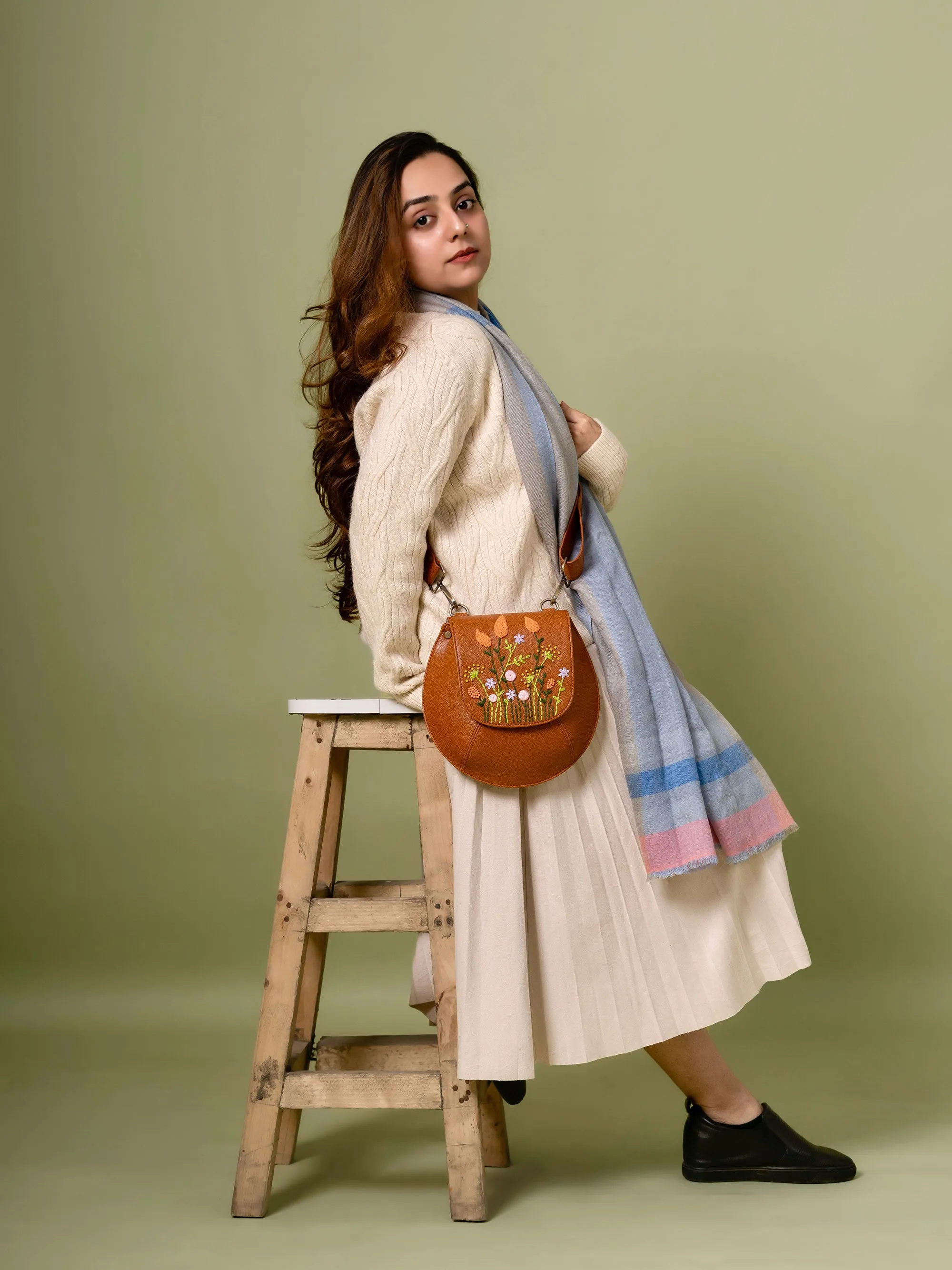 Peach Cornfield Bianca Sling Bag