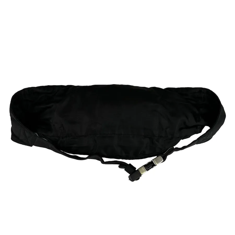 PRADA BLACK NYLON BELT BAG 74922
