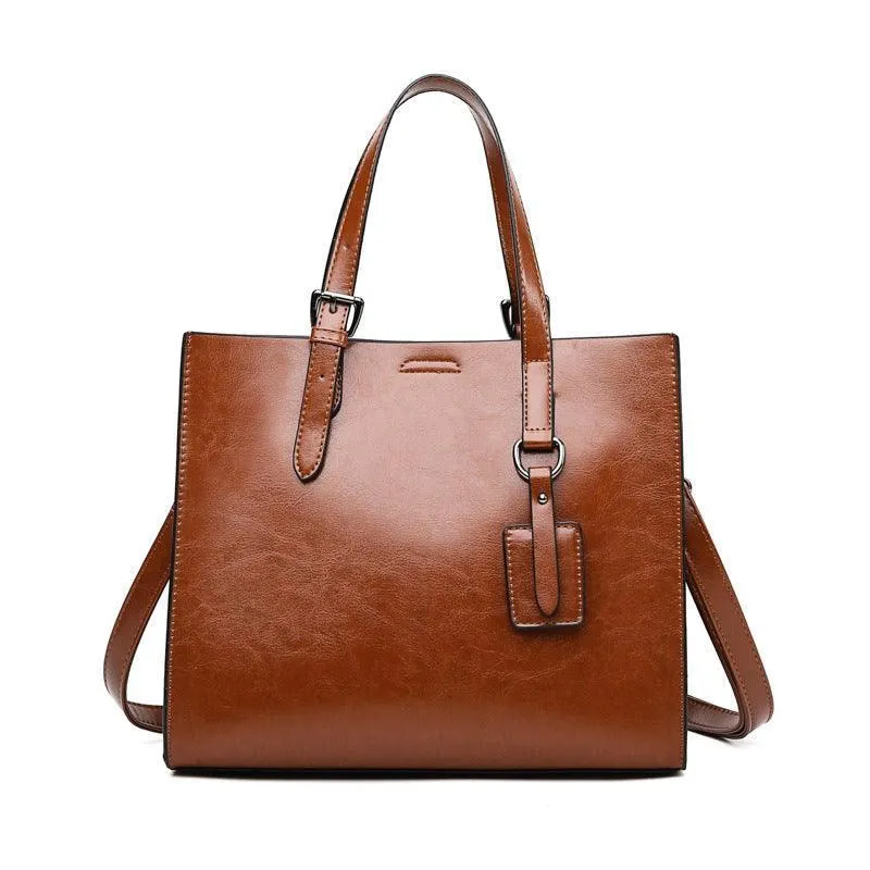 PU Leather Fashion Solid Color Women's Messenger Bag