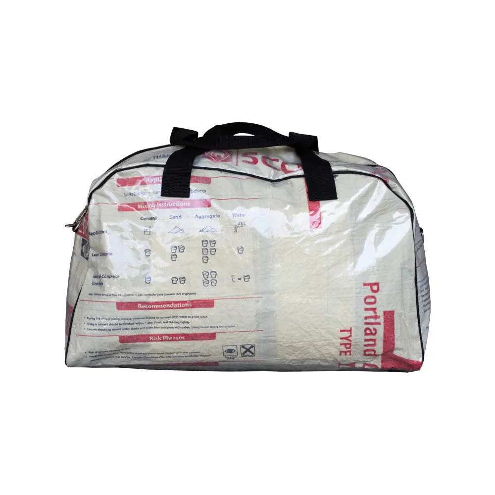 Recycled Elephant Cement Weekender Bag