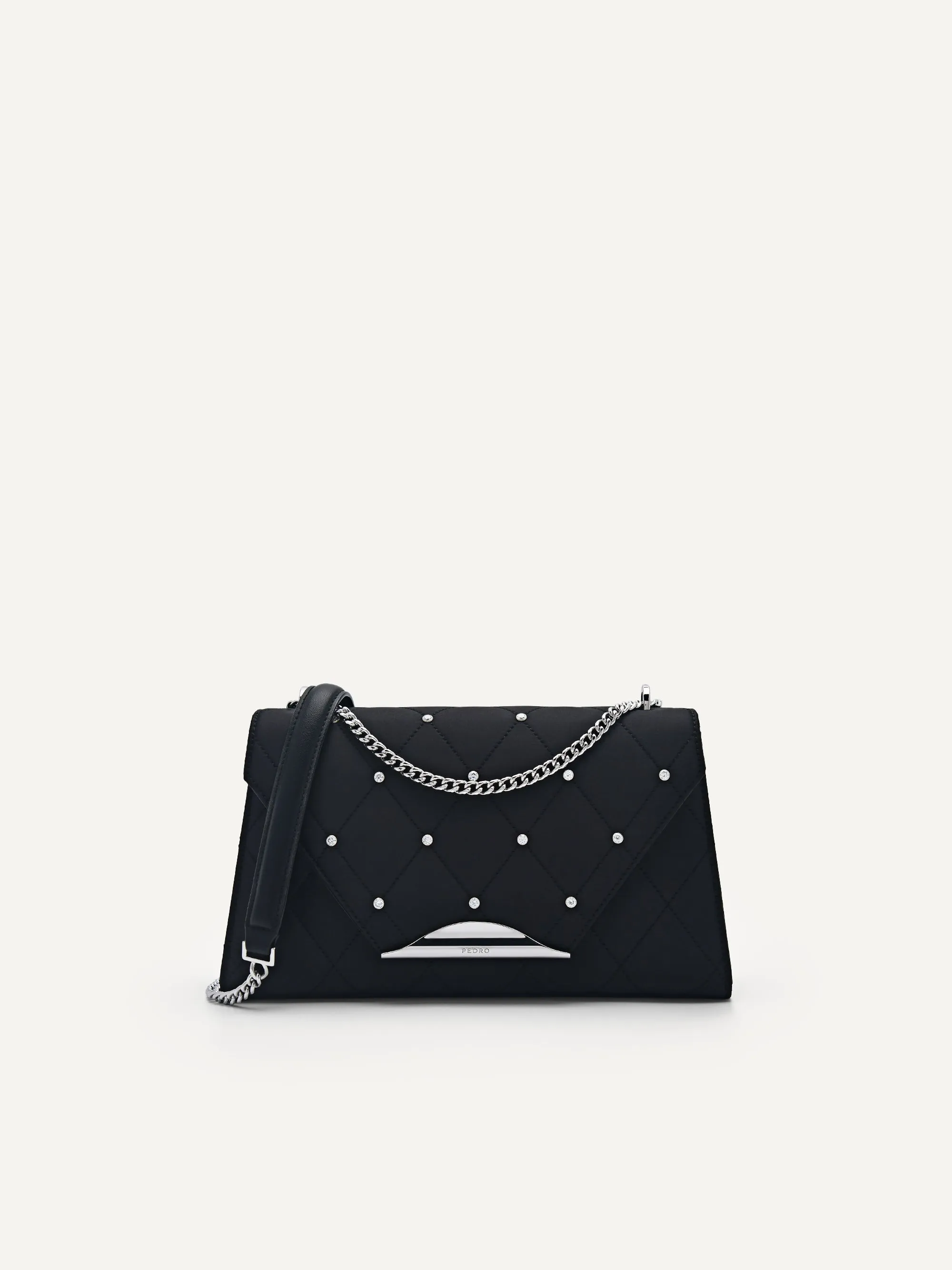 Rina Satin Shoulder Bag