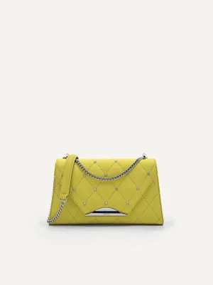 Rina Satin Shoulder Bag