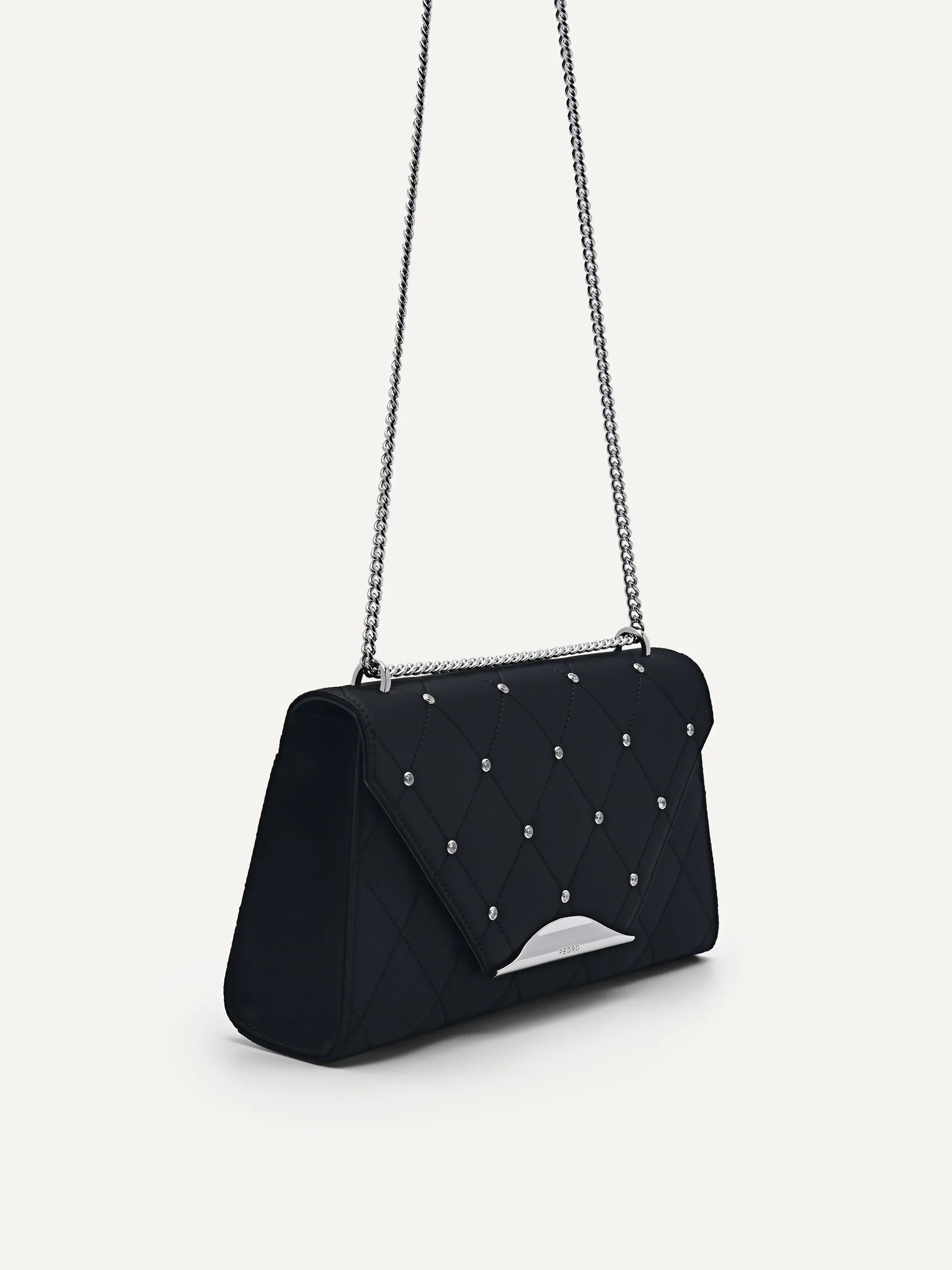 Rina Satin Shoulder Bag