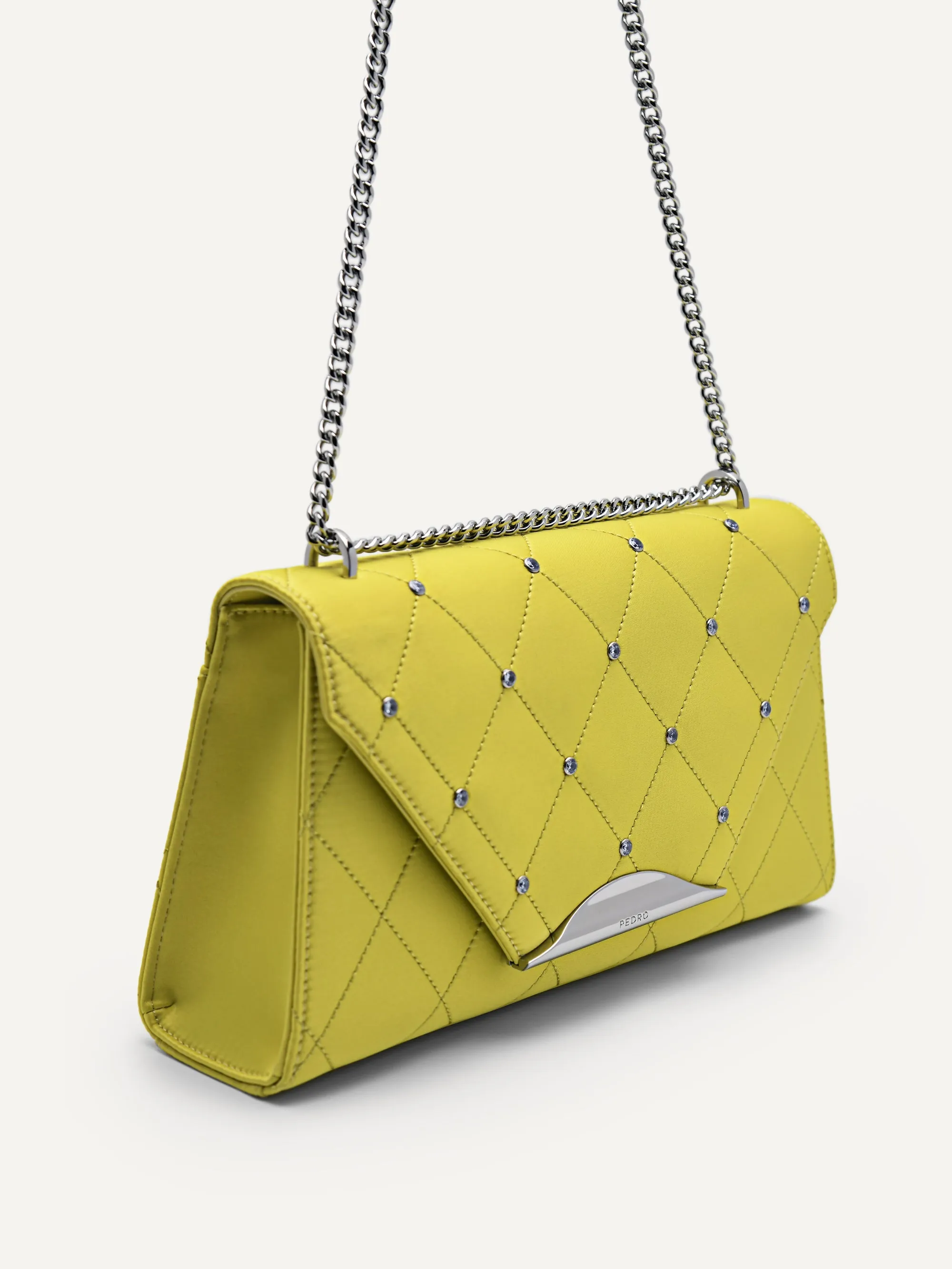 Rina Satin Shoulder Bag