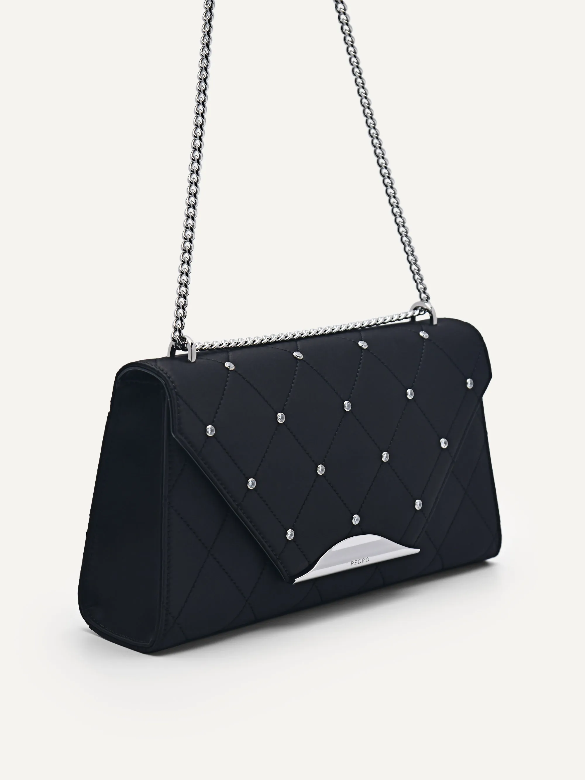 Rina Satin Shoulder Bag