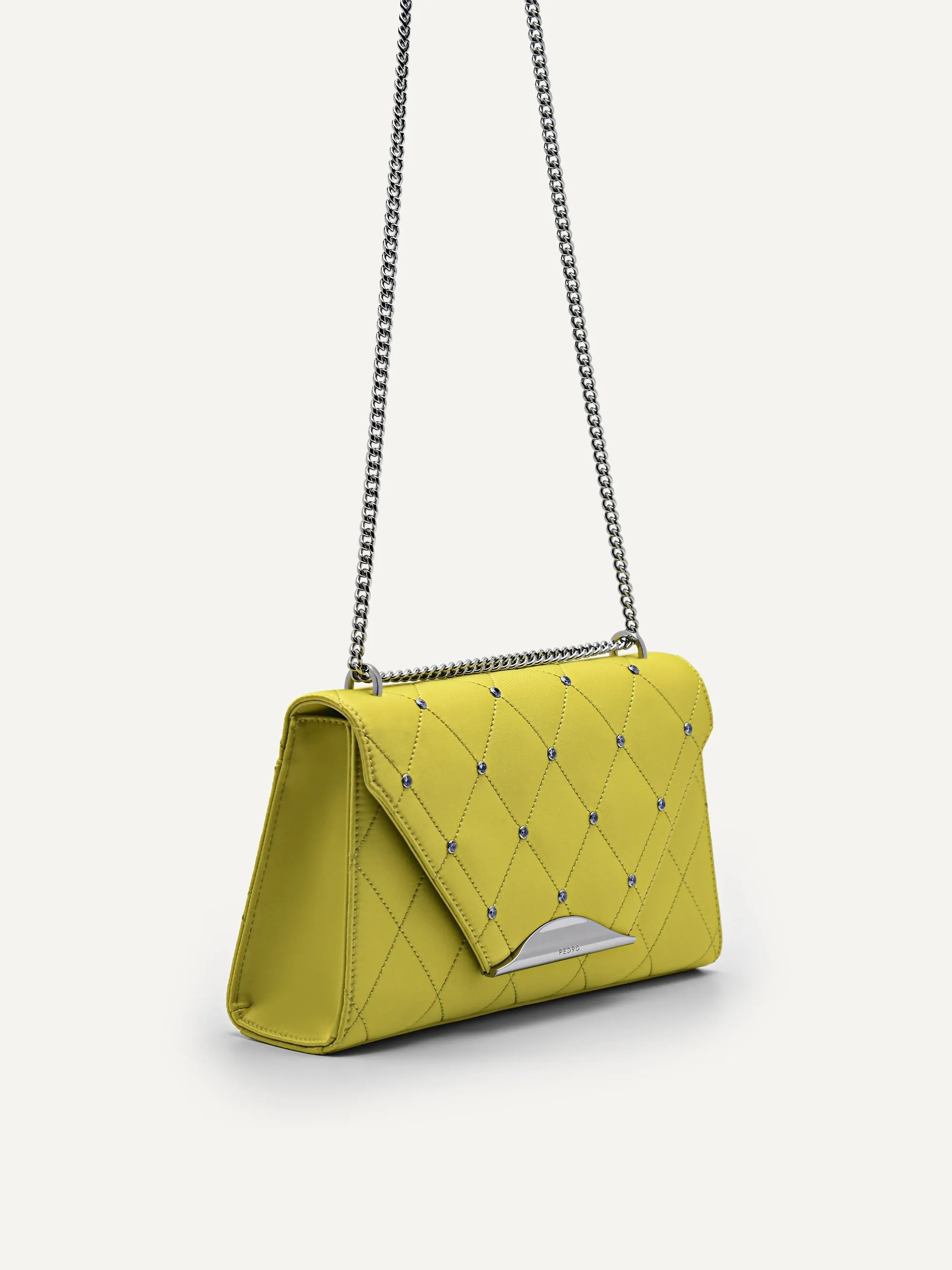 Rina Satin Shoulder Bag
