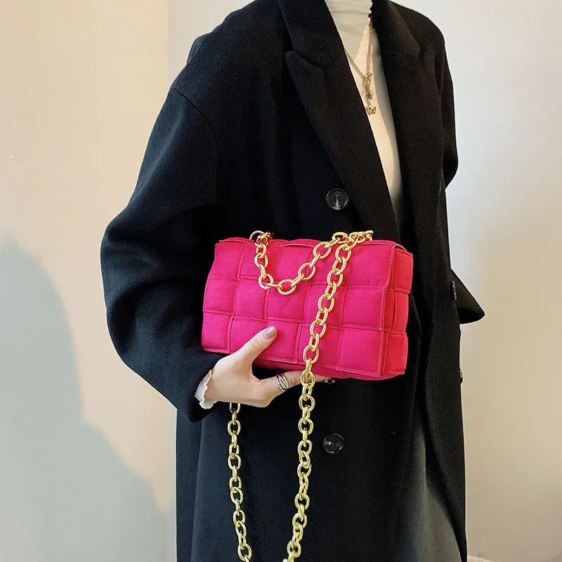 Sling Bags Chain Crossbody Portable Women's Bag Western Style