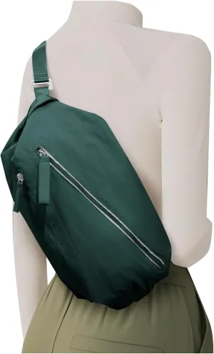 Small Gym Bag for Women, Mini Travel Duffle Bag with Two Ways to Carry, Waterproof Lightweight Backpacks Carry On Tote Bag for Sport, Workout, Swimming, Blackish Green