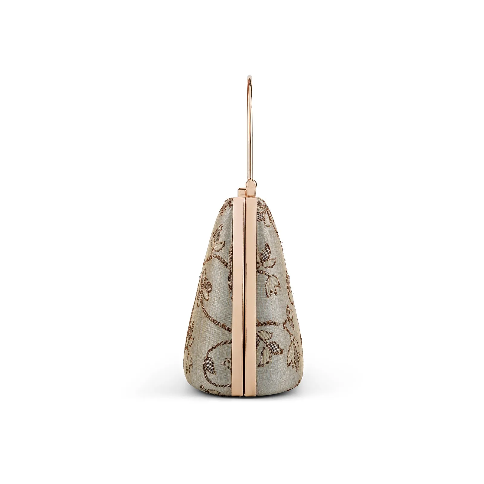 Teejh Ojashwi Floral Brocade Clutch