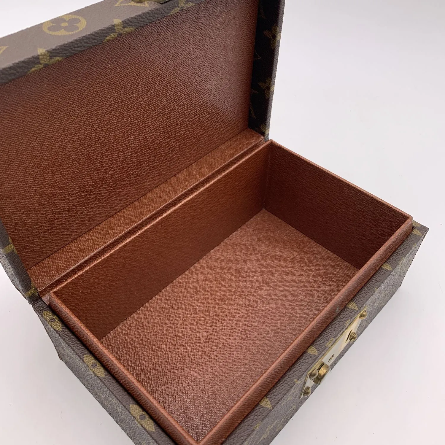 Trendy Inspired Louis Vuitton Vintage Monogram Canvas Boite A Tout Jewellery Case