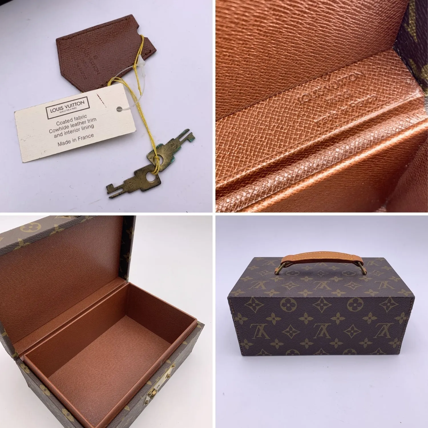Trendy Inspired Louis Vuitton Vintage Monogram Canvas Boite A Tout Jewellery Case