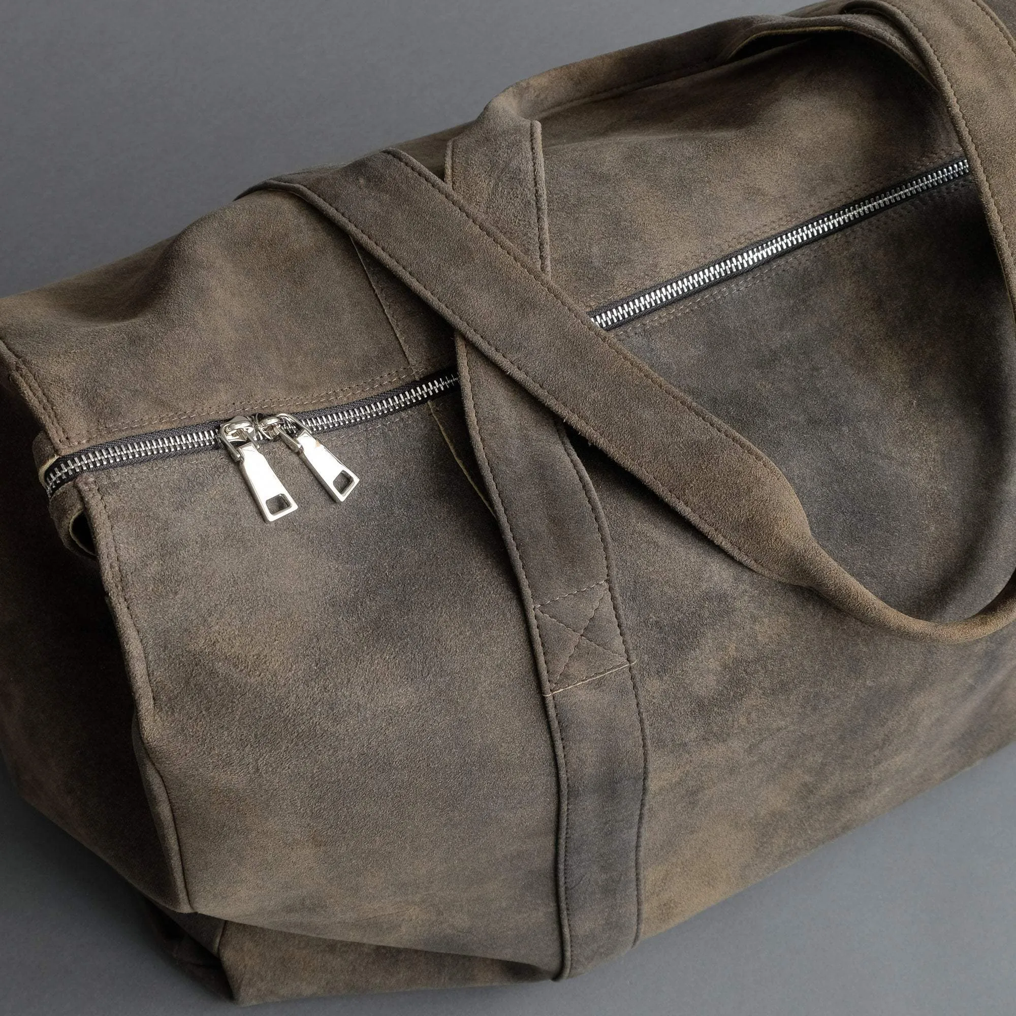 Weekender Tina XL From Walnut Goatskin Suede