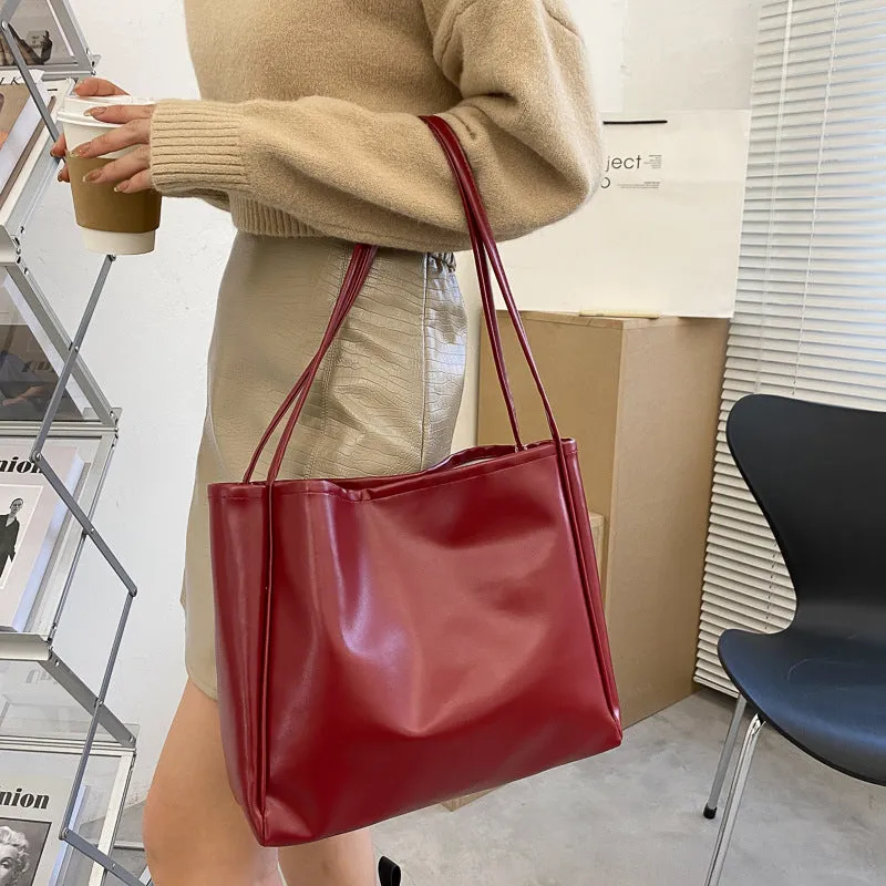 Wholesale Korean Version Trendy Large Capacity Minimalist Shoulder Bags