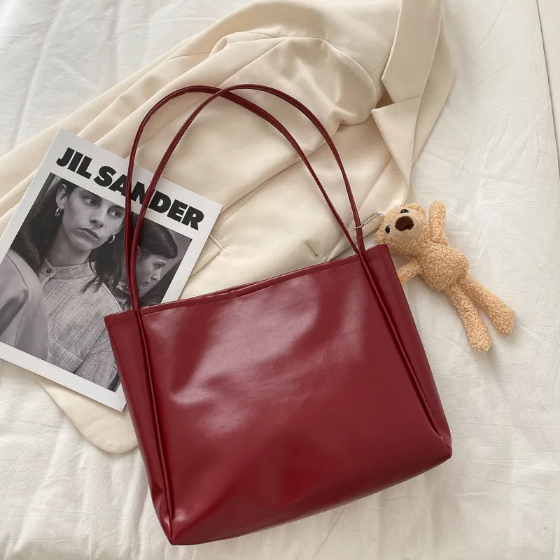 Wholesale Korean Version Trendy Large Capacity Minimalist Shoulder Bags