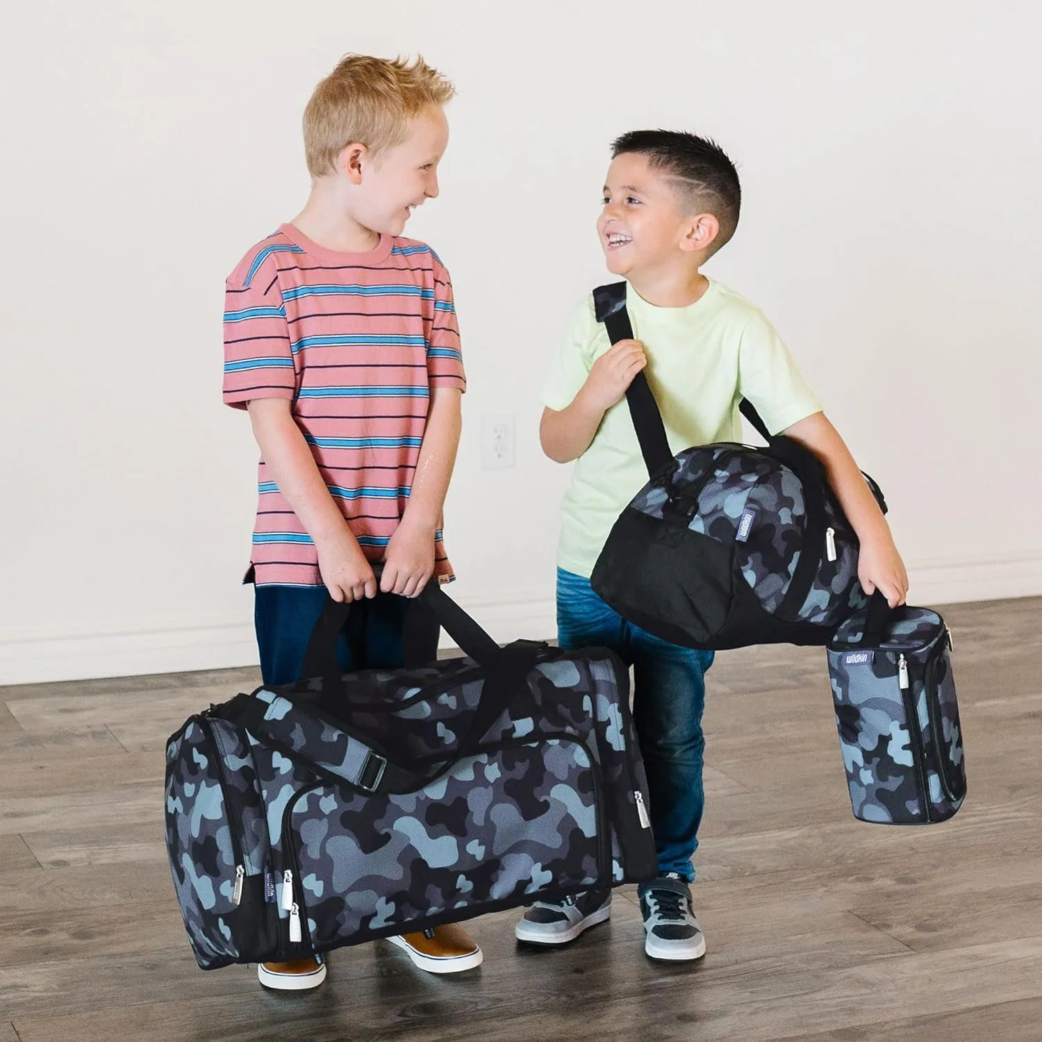 Wildkin Kids Weekender Duffel Bag  Carry-On Size for School, Travel, & Sleepovers