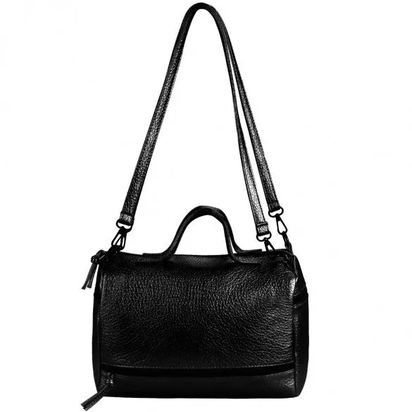 Women Fashion Retro Large Capcity Solid Handbag Tote Shoulder Bags