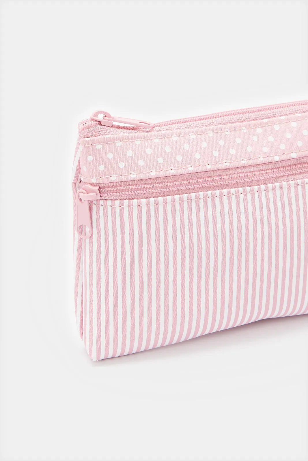 Women Pink Cosmetic Pouch  Set (3 Piece)