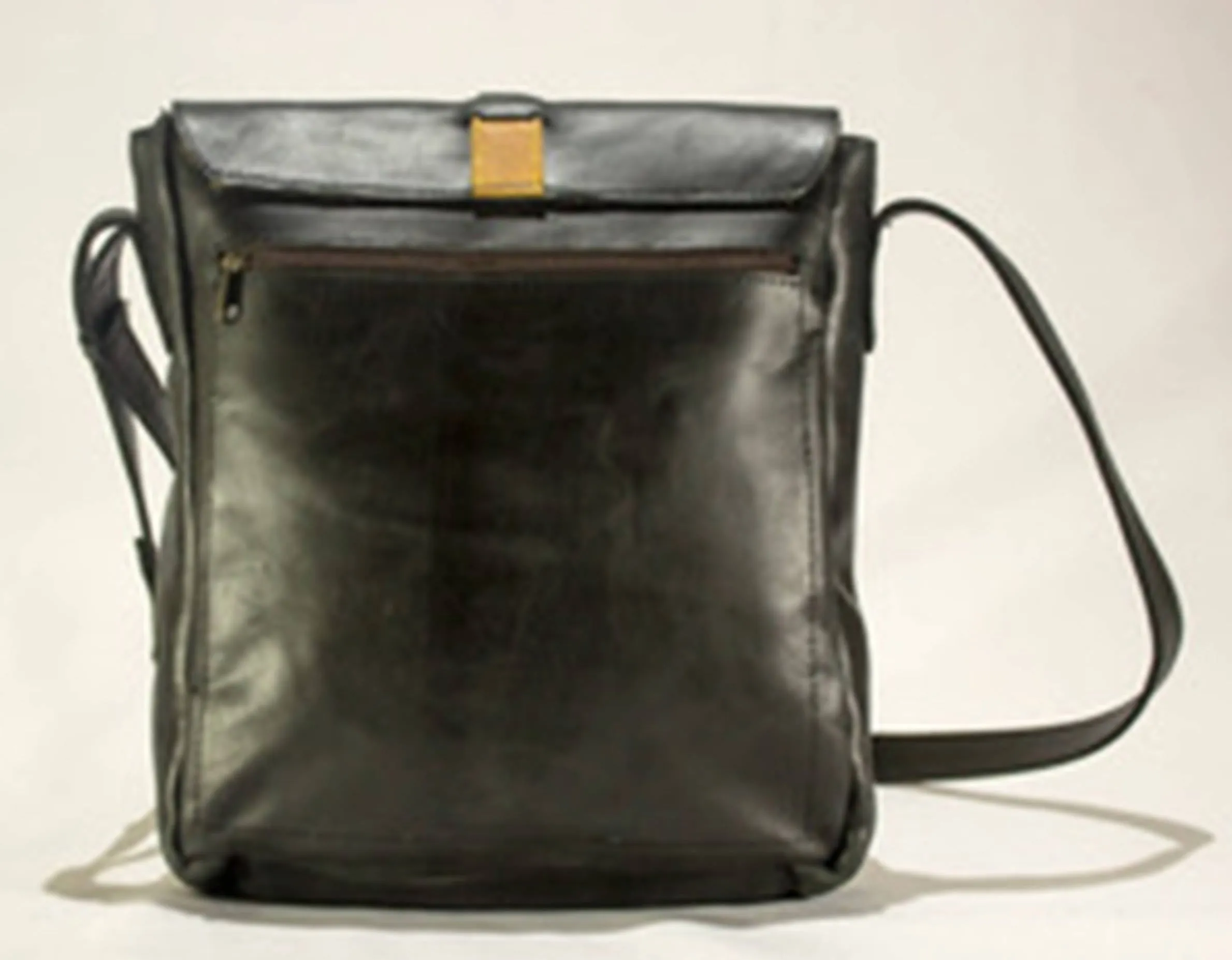 Zeri Leather Messenger Bag - Genuine Leather